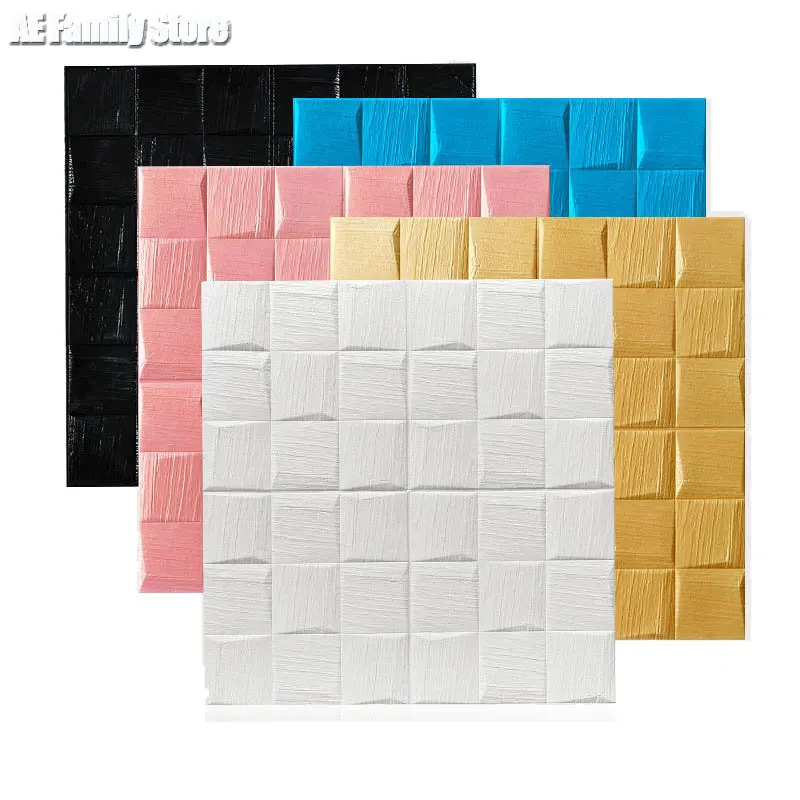 

Wallpaper self-adhesive 3D three-dimensional wall paste waterproof moisture-proof Nordic bedroom foam brick background wallpaper