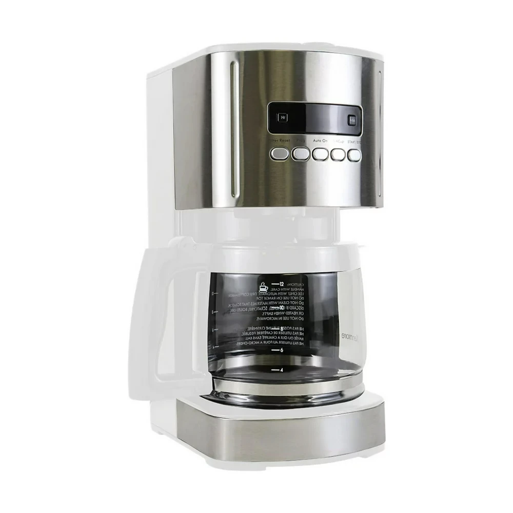 

Maker, 12-Cup Drip Coffee Maker, Programmable , White