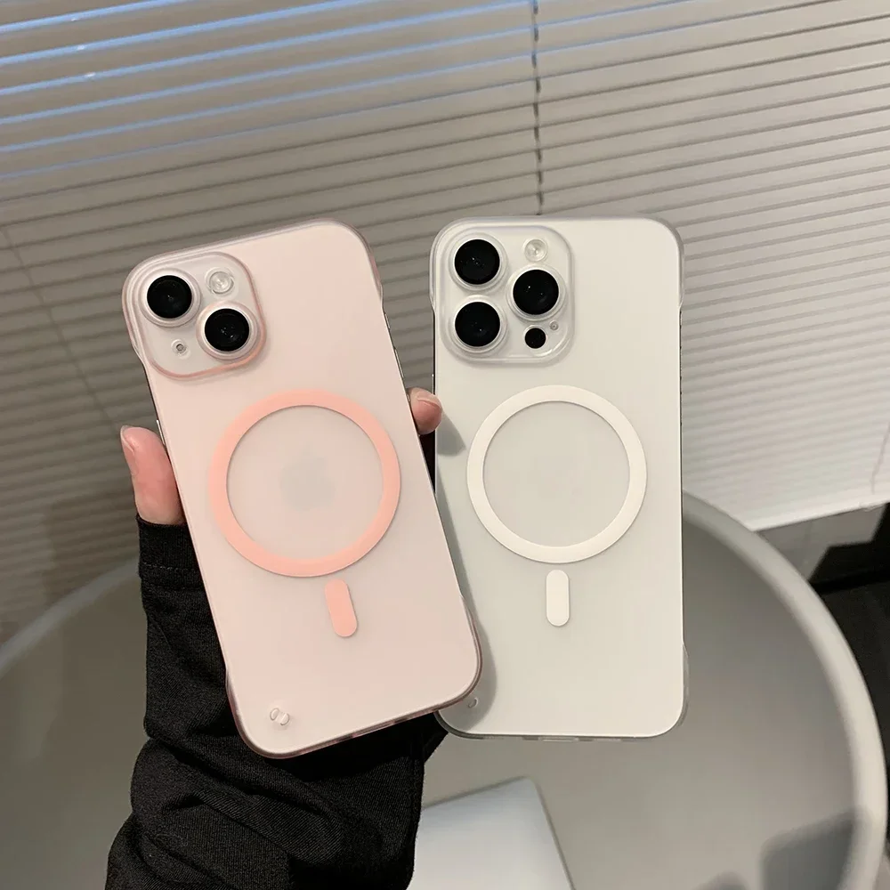 Магнитный беспроводной зарядный чехол Magsafe для iPhone 15, 14 Plus ...