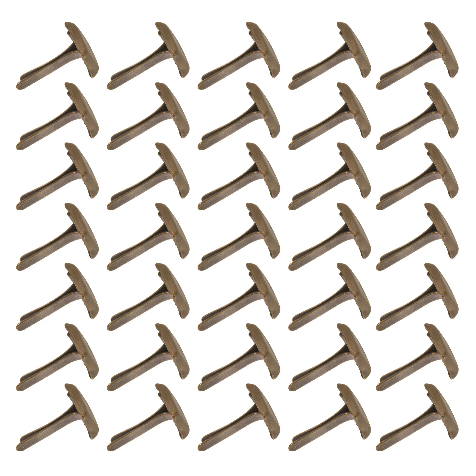 

300 Pcs Two-legged Nails Miniture Decoration Decorative Nails Tool DIY Rivets Iron DIY Materials Square Rivets