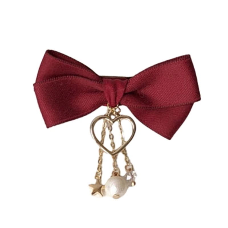 Милые милые девчачьи кисточки с бантом заколка для волос бантик жемчуг пучки