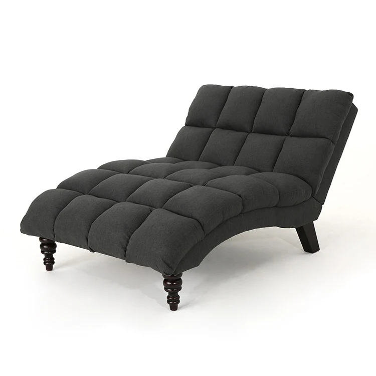 

within the USA Living Room Modern Tufted Fabric Indoor Chaise Lounge