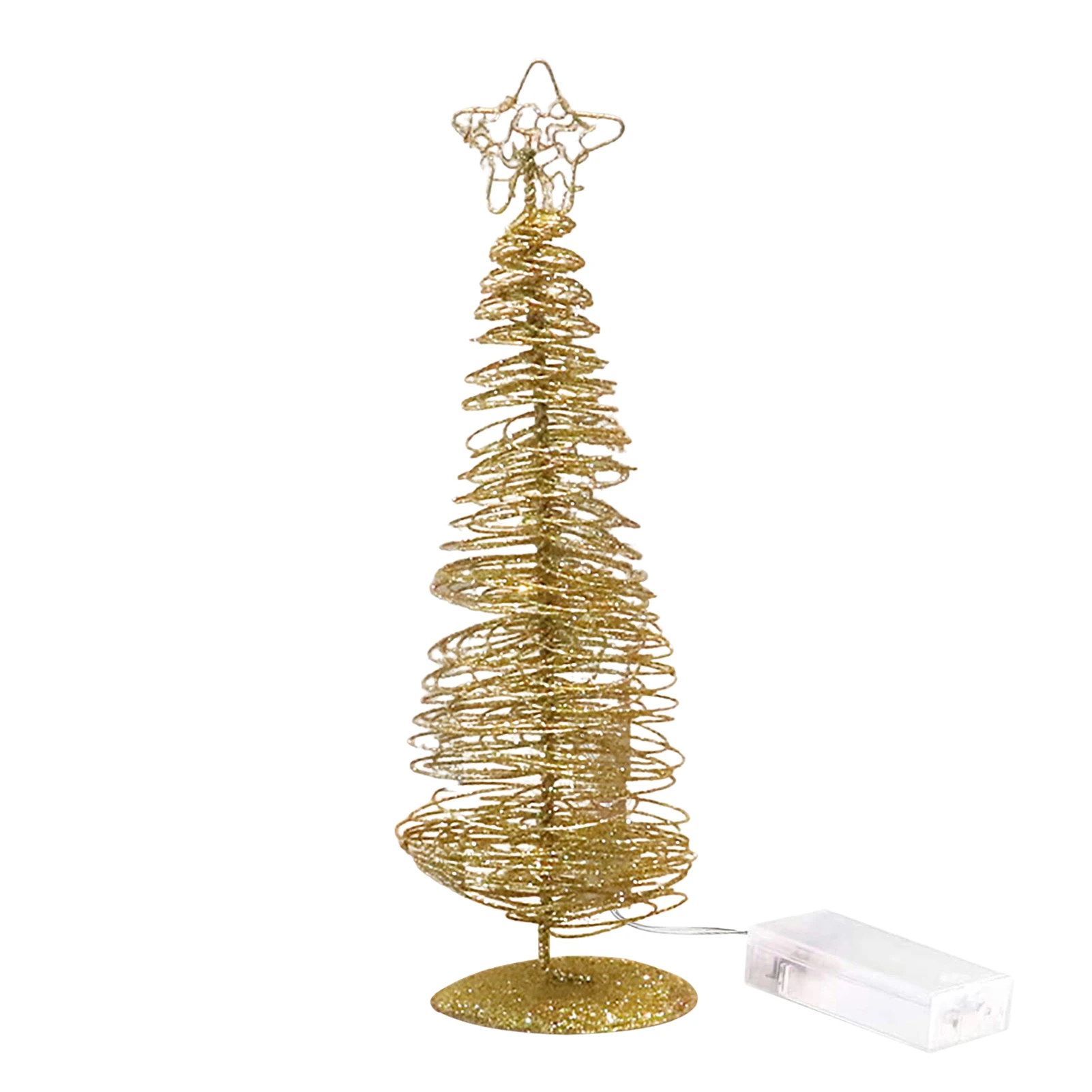 

12inch Mini Christmas Tree Mini Christmas Tree Room Decor Golden Christmas Tree With Sturdy Base Perfect For Christmas Decor