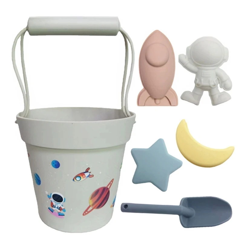 

N80C песочные пляжные игрушки, складные песочные ведра и лопаты, искусственная игрушка, набор игрушек из песка для детей, Пляжная игрушка для малышей