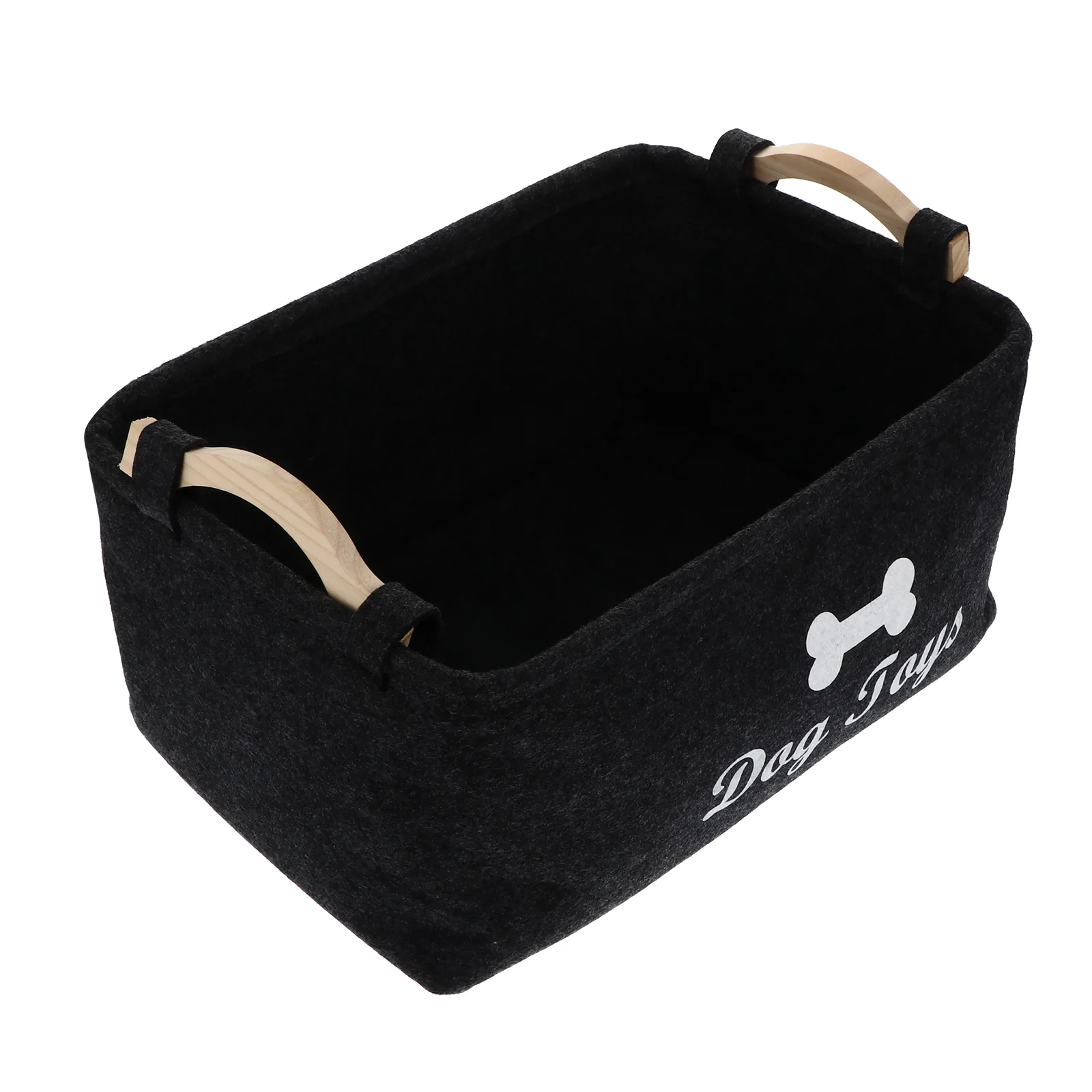 

Toy Dog Basket Storage Pet Box Bin Organizer Felt Cat Toys Container Accessory Baskets Organizing Bins Accessories Fabric
