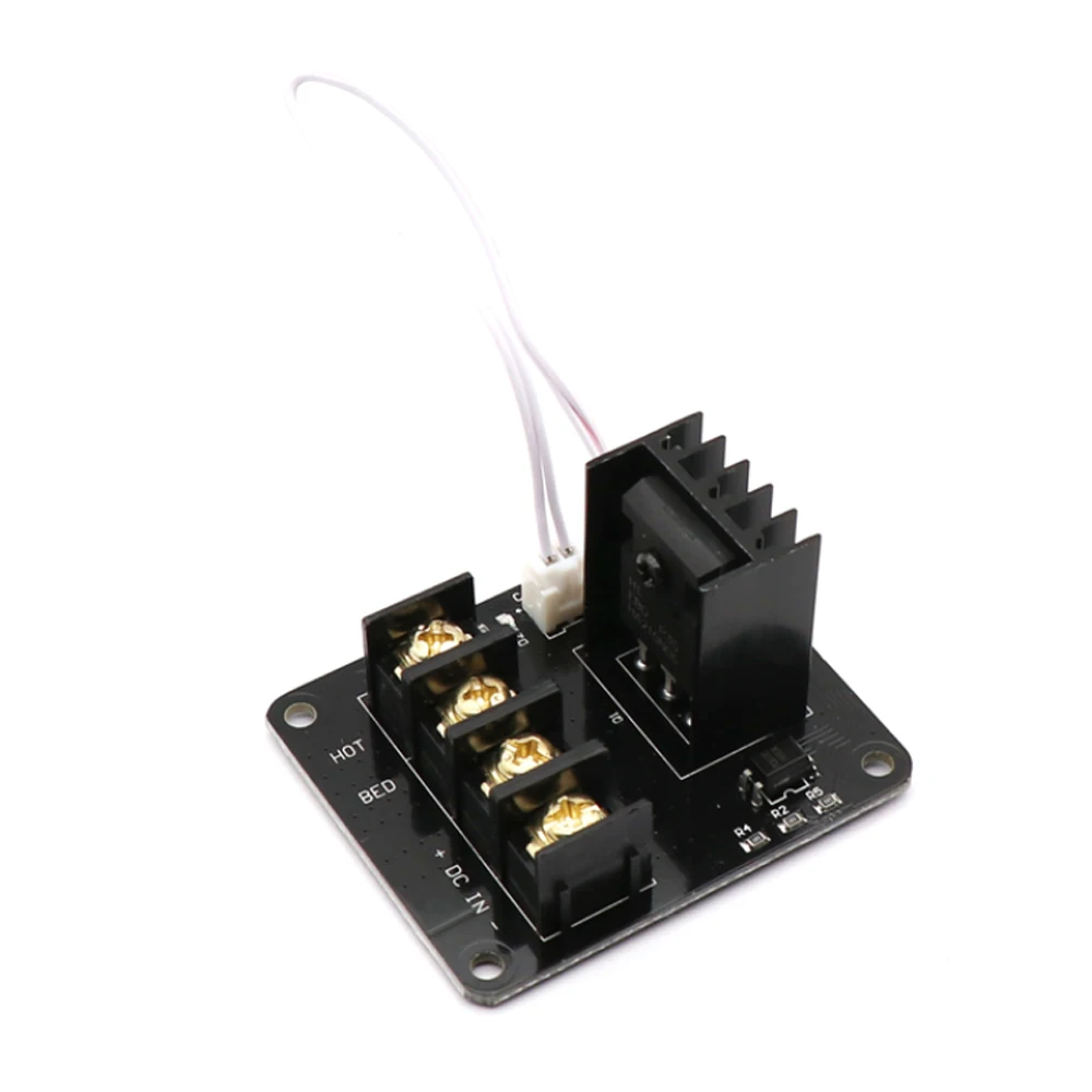 

3D Printer Heated Bed Power Module /Hotbed MOSFET Expansion Module Inc 2pin Lead With Cable for Anet A8 A6 A2 Ramps 1.4