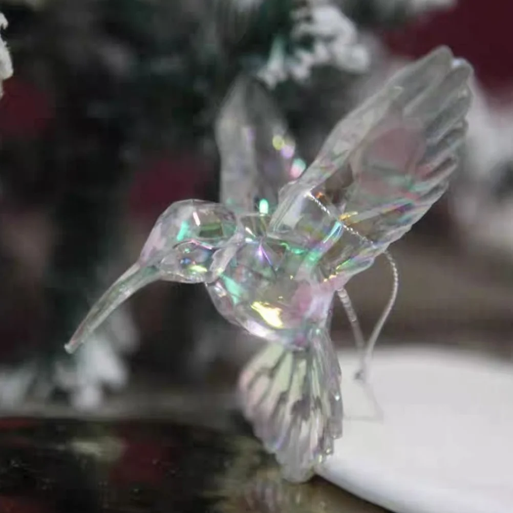 3 шт. украшения для рождественской елки с птицами акриловый кулон украшение в