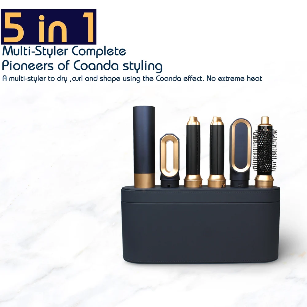 5-in-1 Hair Styling Tool: Hair Dryer, Curling Iron, Straightener, Hair Brush, and Hairdryer 5-in-1 Hair Styling Tool: Hair Dryer, Curling Iron, Straightener, Hair Brush, and Hairdryer