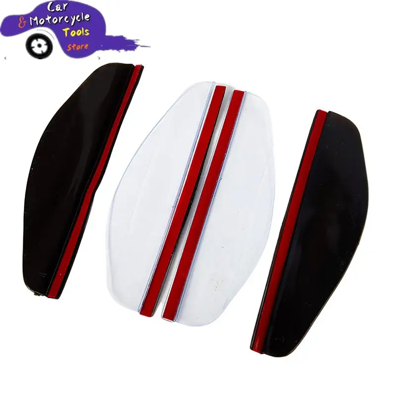 

2Pcs Universal Car Rearview Mirror Rain Eyebrow Auto Car Rear View Side Rain Shield Snow Guard Sun Visor Shade Protector