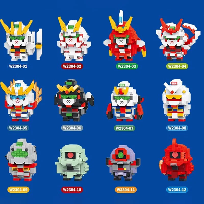 Крутая мини-меха серии строительные блоки ручной работы натуральная