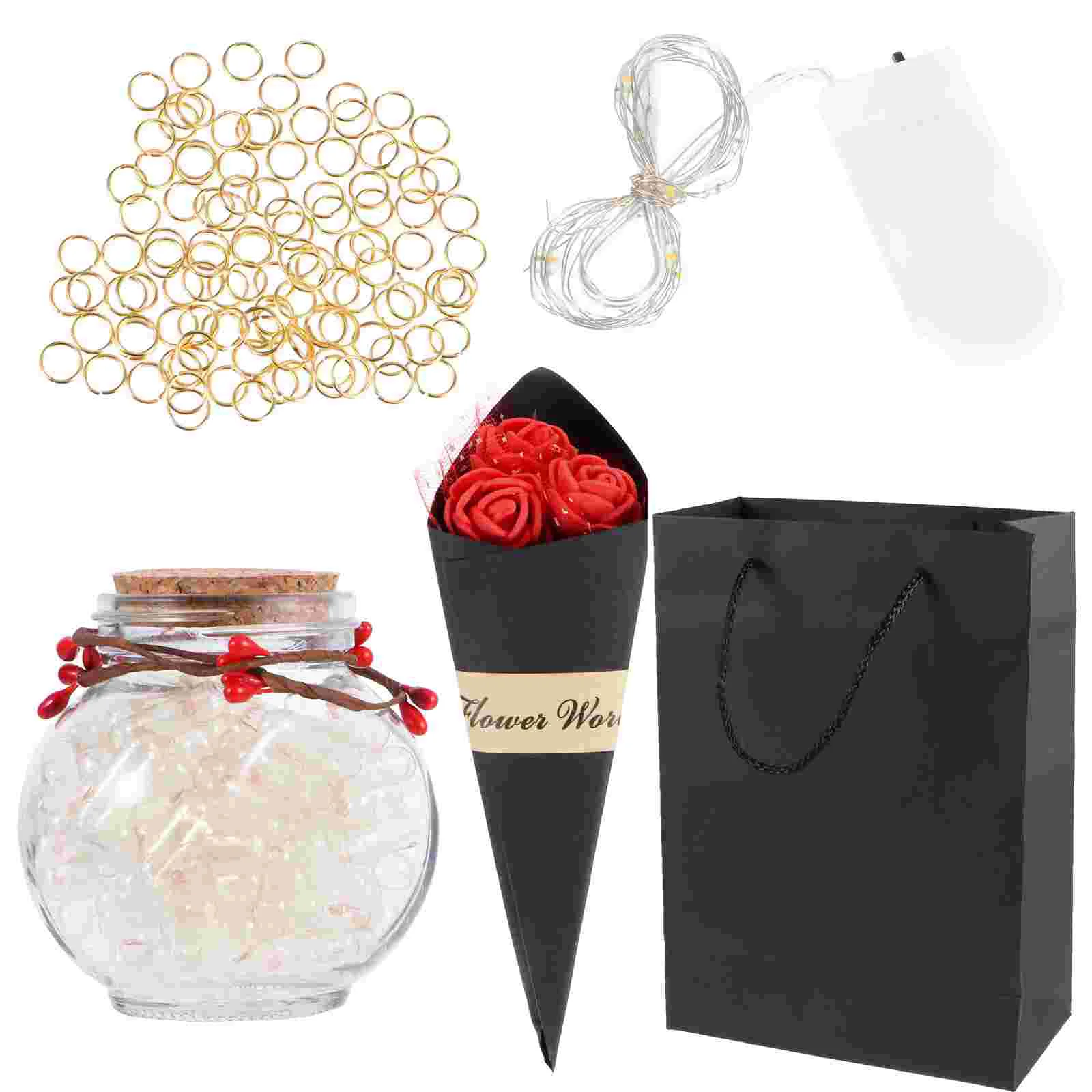

1 Set Paper Notes Wishing Bottle Capsule Gift for Valentine's Day