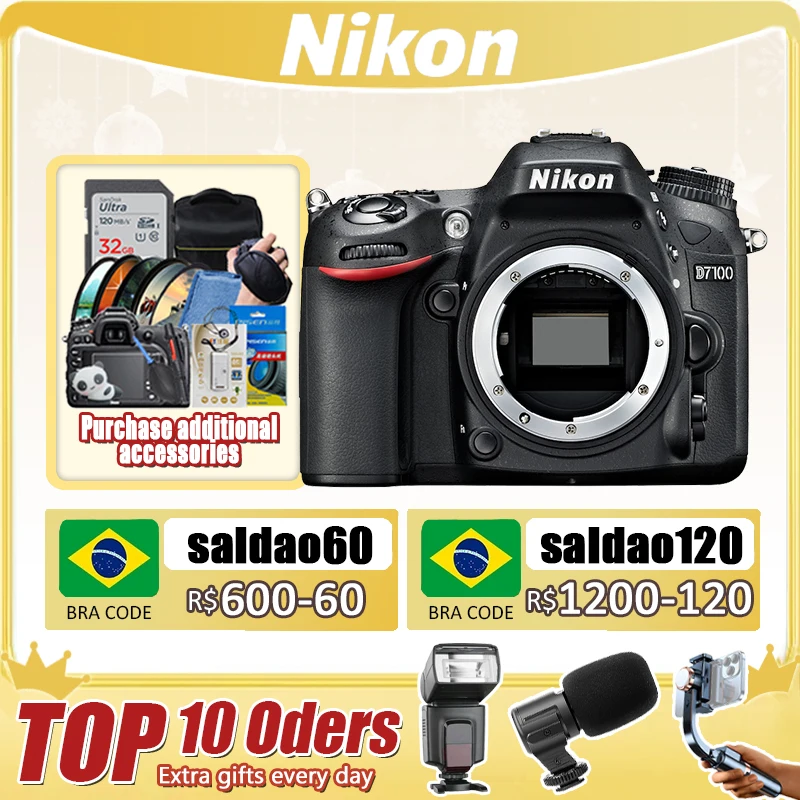 Nikon D7100 24.1 MP DX-Format CMOS Digital SLR Camera