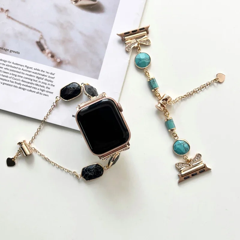 Ремешок металлический для Apple Watch Band 40 мм 44 45 41 38 42 49 звеньевой браслет iWatch Series 987Se6543