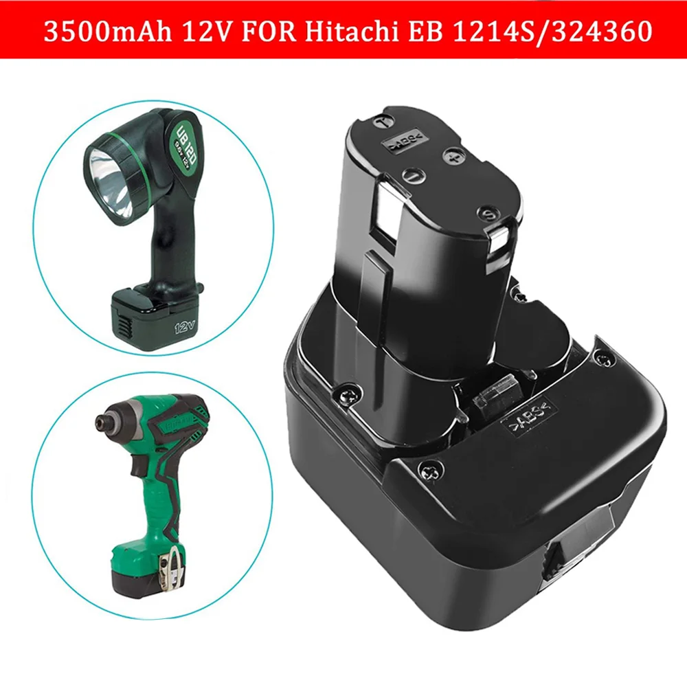 

NEW EB1214S 12v 3500mAh Ni-MH Battery FOR HITACHI EB1230R EB1230X EB1212S EB1214S EB1220BL EB1233X WR12DMR Tools Battery