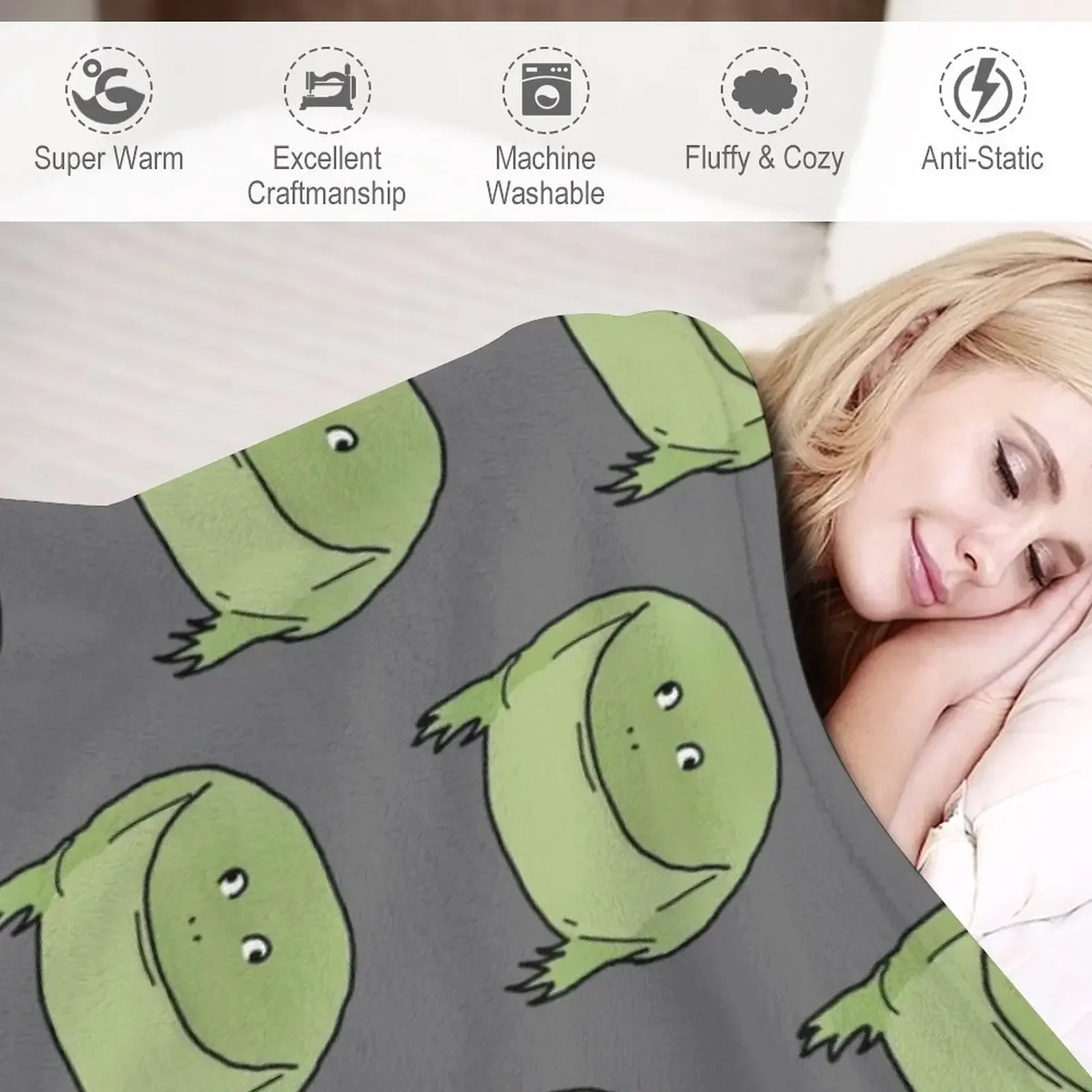 Круглое одеяло с лягушкой для малышей декоративный диван рождественские подарки