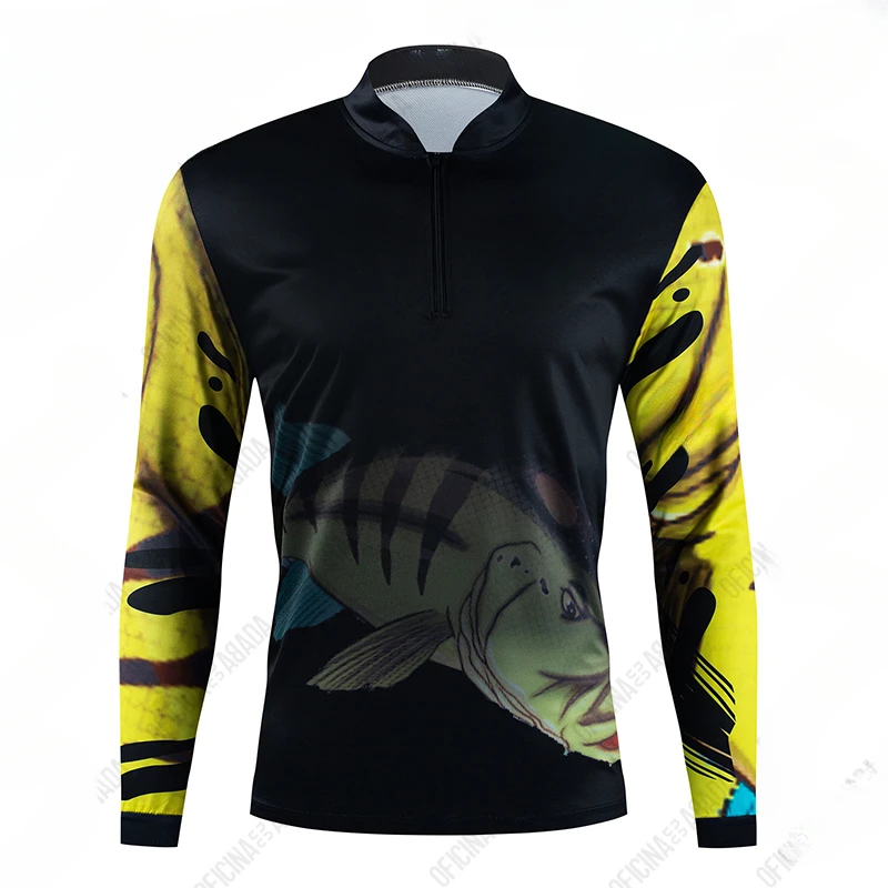 

Fishing Clothing Men's Thin Jacket Top Outdoor Breathable Long Sleeve UV Protection Sunscreen Shirt