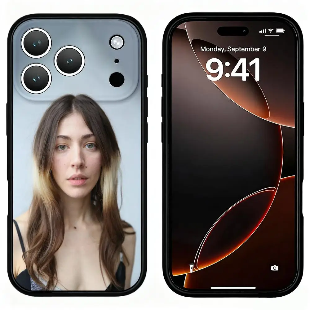 Чехол C-Caroline Polachek для iPhone 17 16 15 14 13 12 11 Pro Max Plus Air Mini, мягкий, черный (art.: 3920d9db9dae2) - 3920d9db9dae2