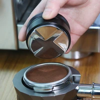 coffee accessories stainless steel cloth powder four paste coffee press 58mm italian style coffee machine filler for home use