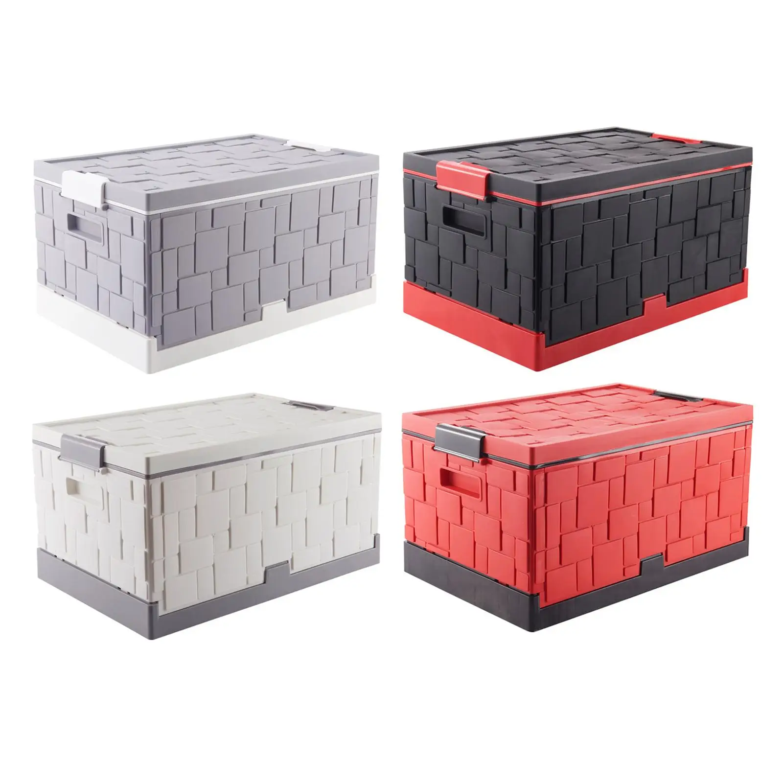 

Folding Storage Box Stowing Tidy Case Large Capacity Bins Dust Proof Multipurpose Durable Car Organizer Fit for Clothes Nursery