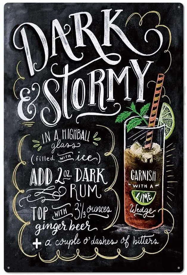 Оригинальный винтажный дизайн открытый коктейль Spritz оловянный рецепт