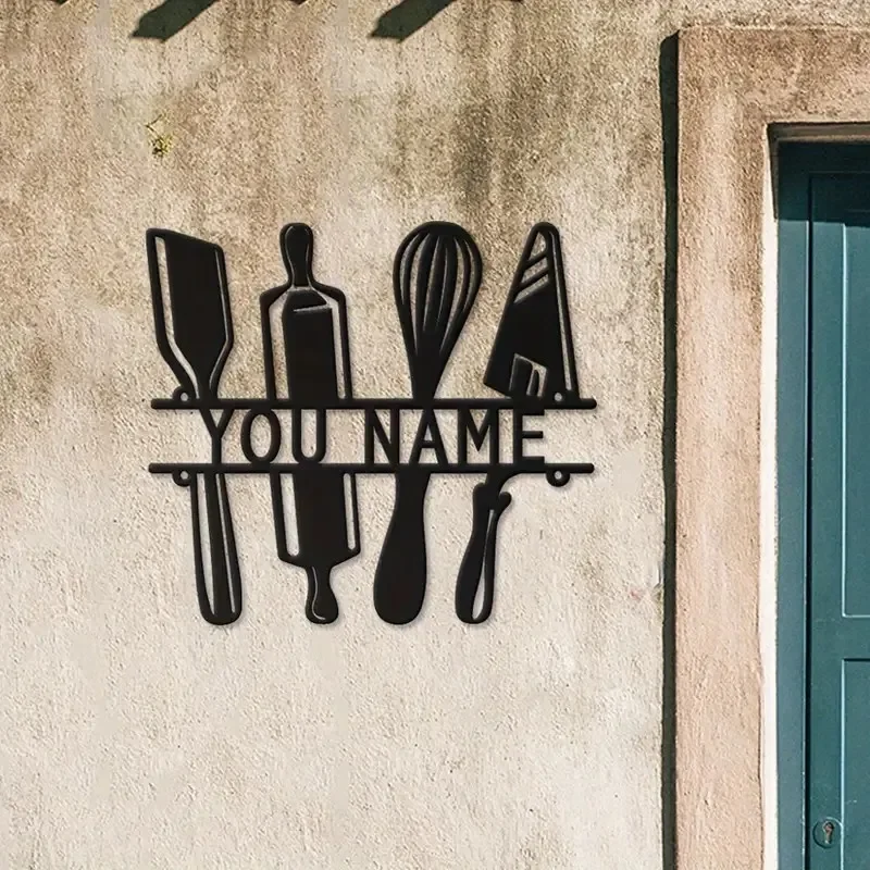 Декоративные металлические художественные знаки для кухни дома ресторана