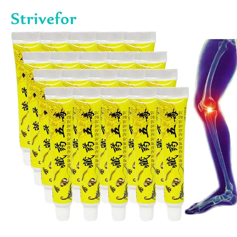 

20pcs Joints Analgesic Cream Rheumatism Arthritis Treatment Medical Plaster Scorpion Venom Knee Back Pain Relief Ointment CT0024