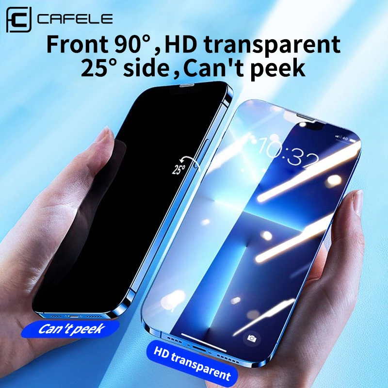 CAFELE антишпион стекло защитное для iphone 16 pro pius promax полное покрытие защита экрана
