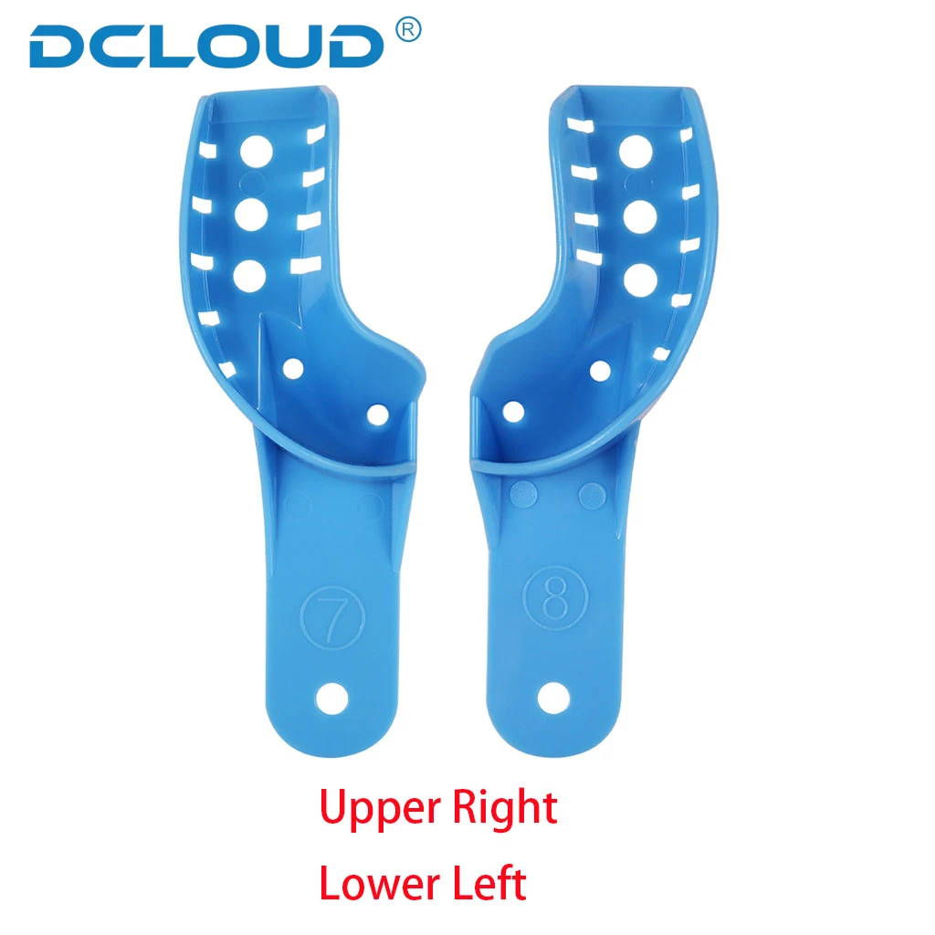 10 шт./компл. лотки для оттисков зубов отбеливание автоклейка перфорированный