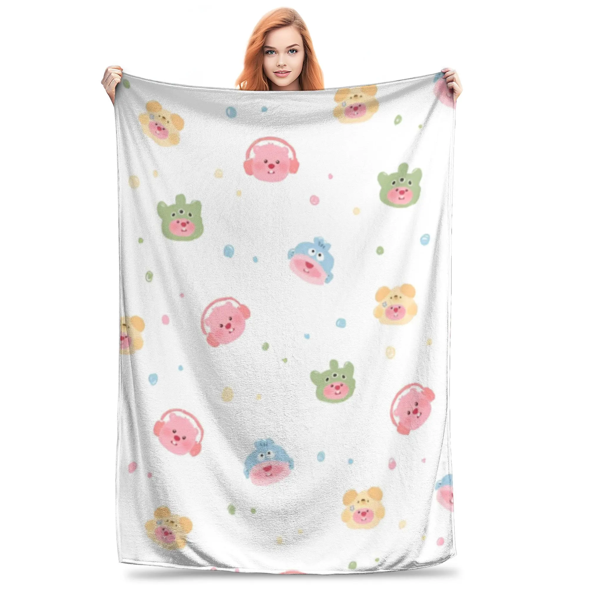 Zanmang Loopy мультфильм ковдри для косплея бархатные милые кавайные супер мягкие