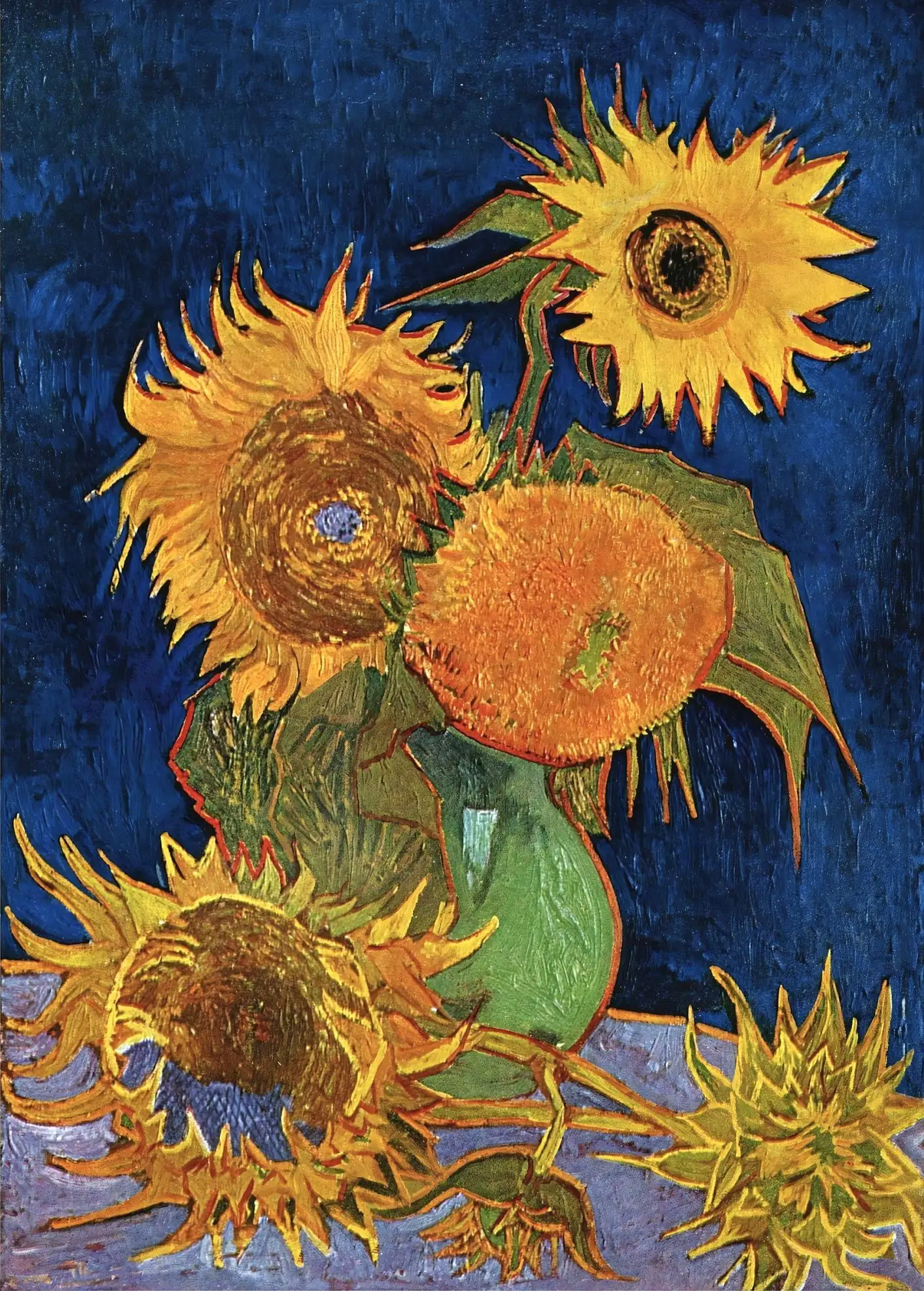 

Плакат "Подсолнухи", "Звездная ночь" Ван Гога на холсте