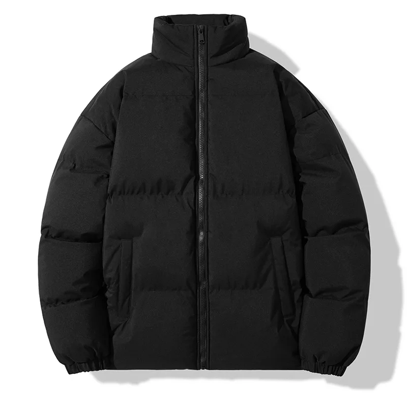 2023 Jacket Men Parkas Thicken Warm Coat Mens Stand Collar Solid Color Casual Parka Women Fashion New Streetwear 6XL