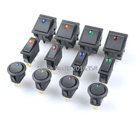 kcd3 kcd4 20mm rocker switch self locking on off electrical equipment with light power switch 16a 250vac 20a 125vac