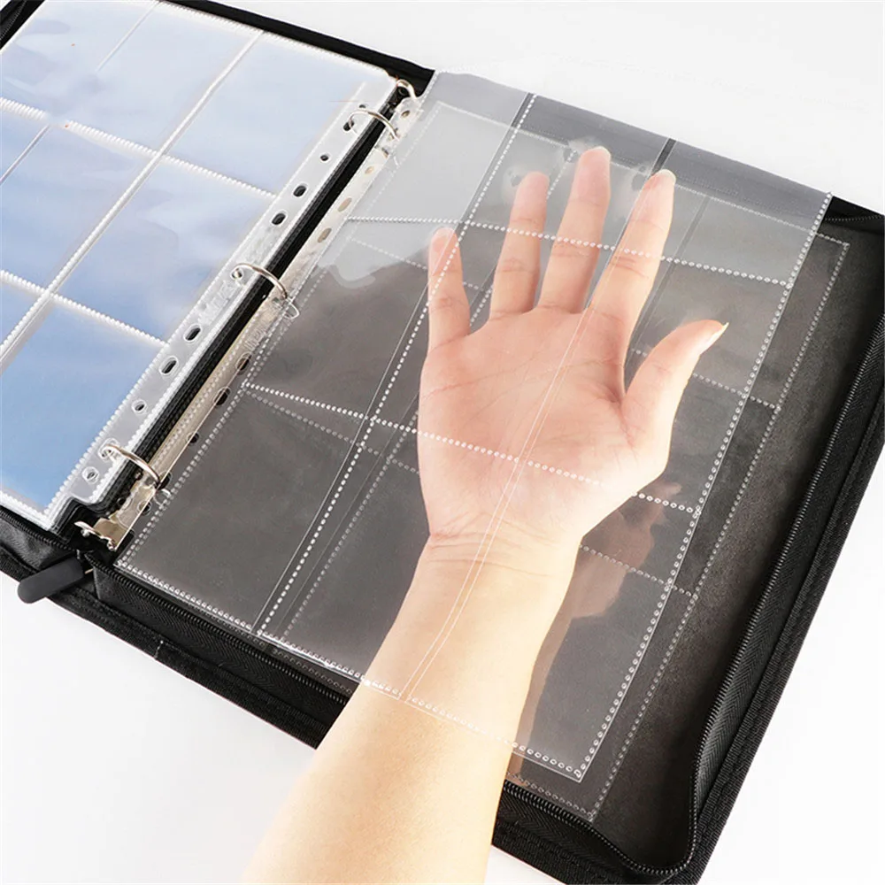 

Бумажник для хранения 50 листов, держатель для карт листов, 9 карманов, с вкладными листами, коллекция страницы альбома, держатели для монет, б...