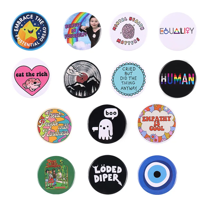 

Round Turtle Duck Brain Pins Accessories Clothing Backpack Alloy Brooch Enamel Lapel Pins Badge Wholesale