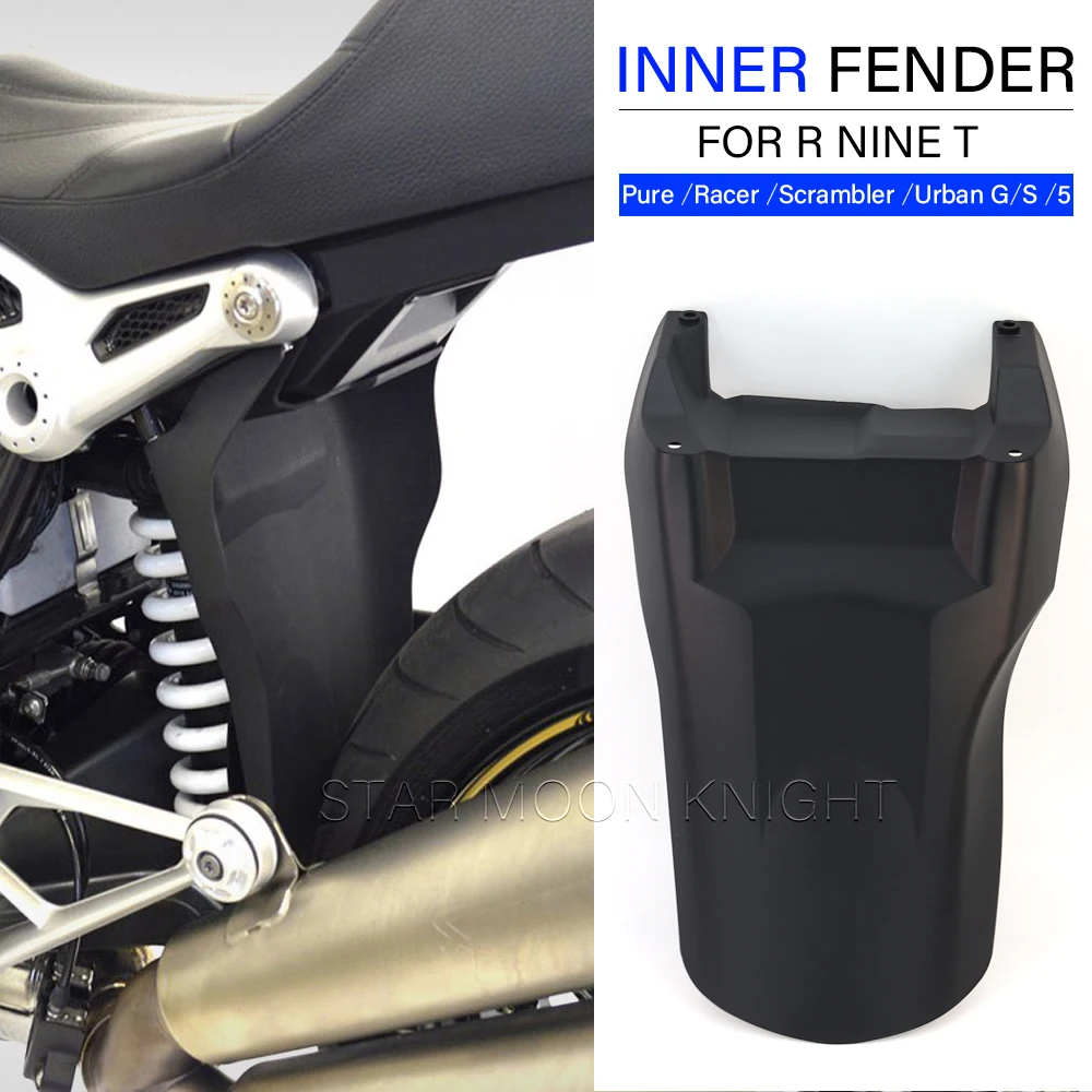 ABS Plastic Rear Fender Extension For BMW RNine T R9T R NineT Pure Racer Scrambler Inner Fender Motorcycle Mudguard Splash Guard