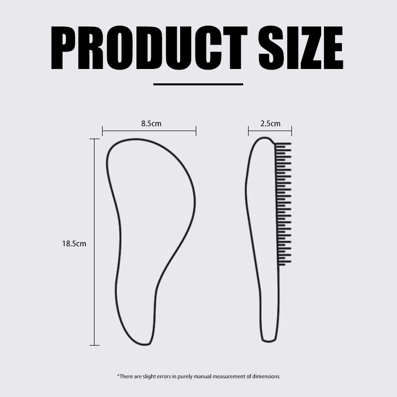 Женская щетка для волос безопасная массажная расческа защиты гладкой кожи