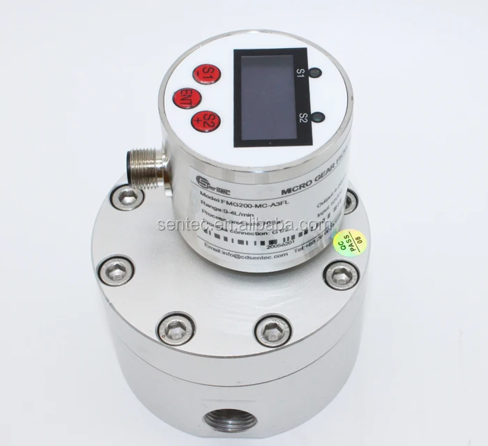 

RS485 Hart Mini Oval Gear Pump Hydraulic Fuel Oil Chemical Liquid Flow Meter