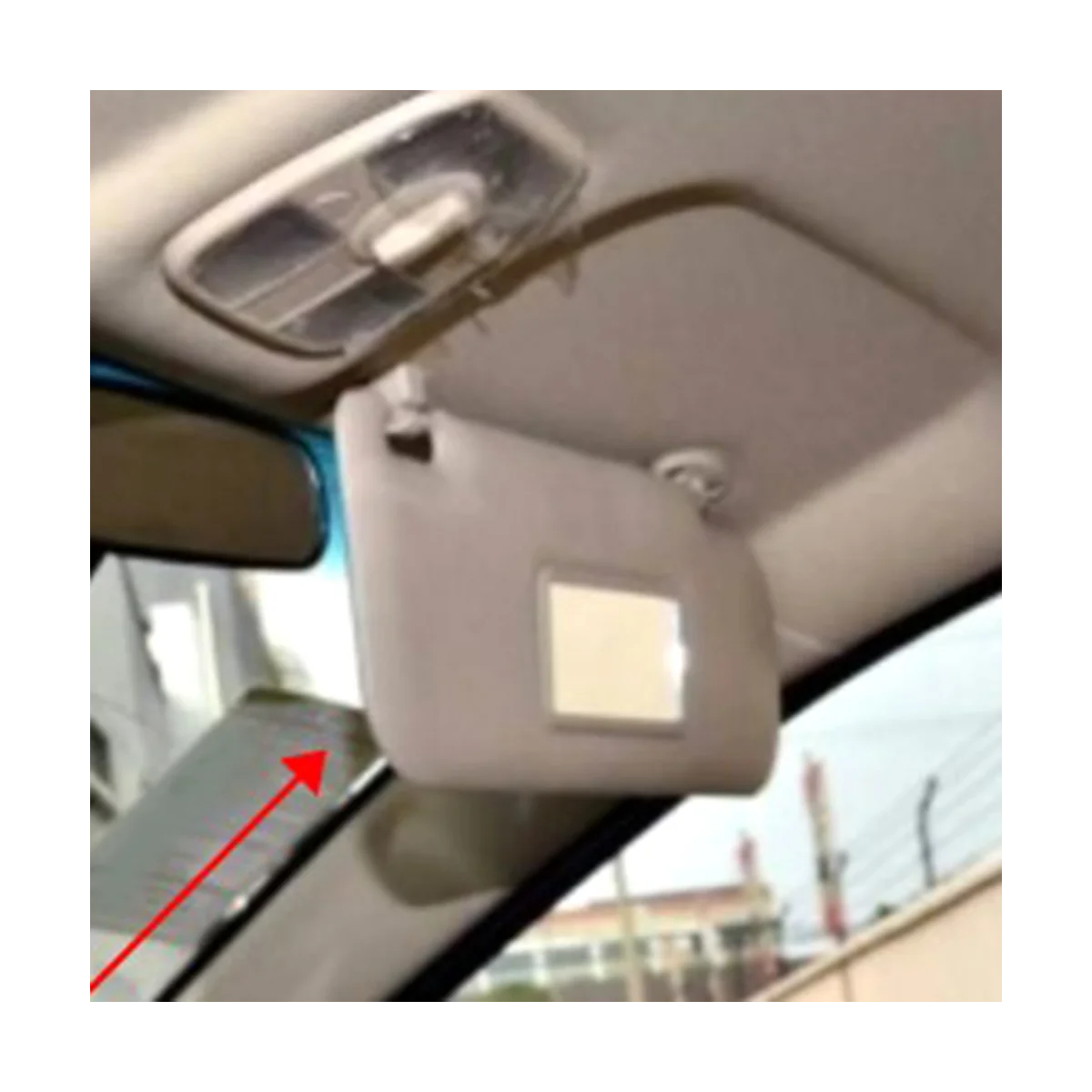 Детский автомобильный солнцезащитный козырек правый передний с зеркалом для CHERY