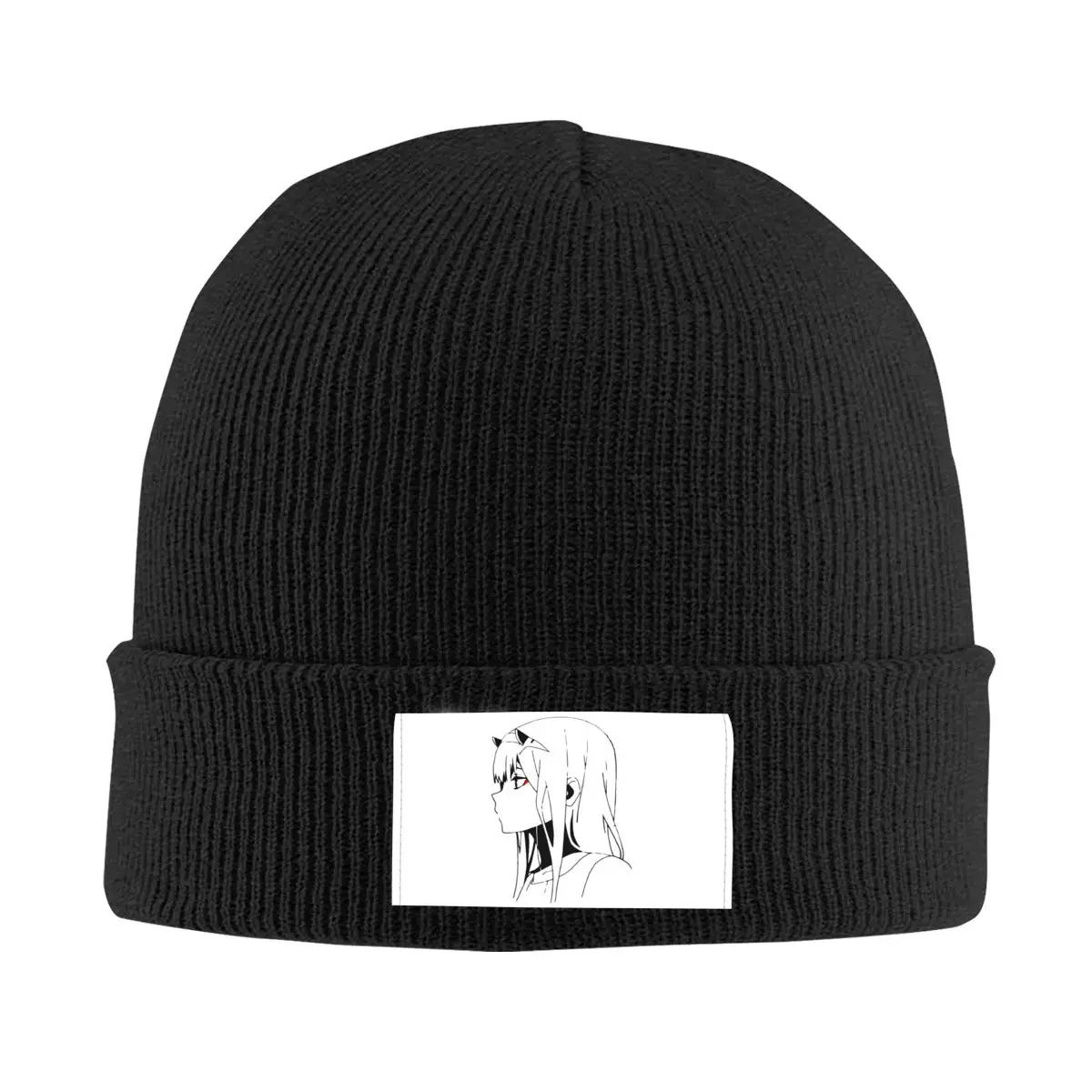 

Zero Two Darling In The Franxx Cool Movie T-Shirt Knitted Hat Beanie Autumn Winter Hat Warm Fashion Caps Men Women Gifts