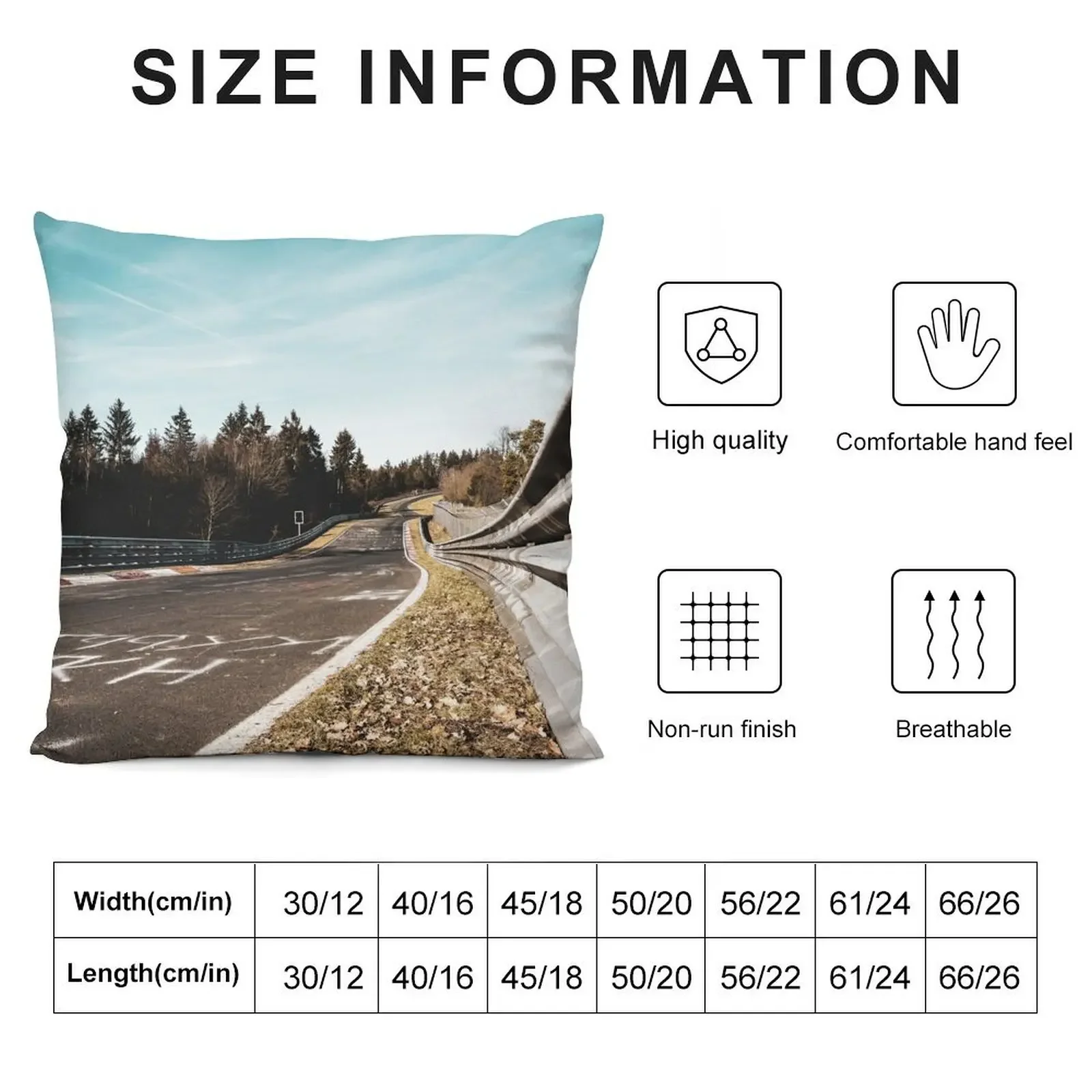 Nürburgring Nordschleife Декоративная подушка для дивана Подушки Эстетическая