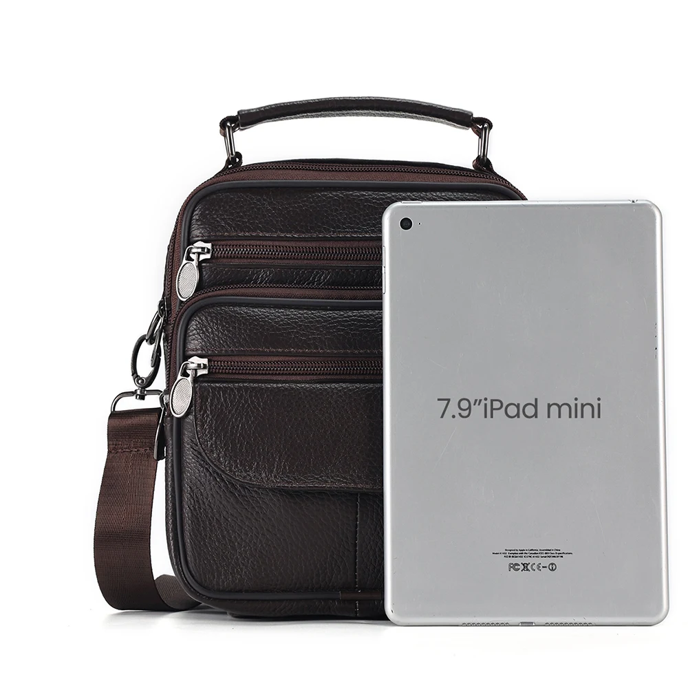 Мужские сумки через плечо из натуральной кожи сумка-мессенджер для мужчин модные