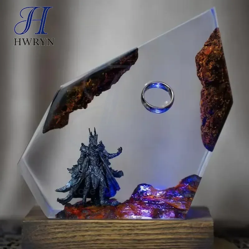 Настольная лампа-ночник из эпоксидной смолы ручной работы, тема HTTYD, богемный стиль, декоративный подарок для дома, спальни, настольного освещения. (art.: 3920dd2a67ef2) - 3920dd2a67ef2