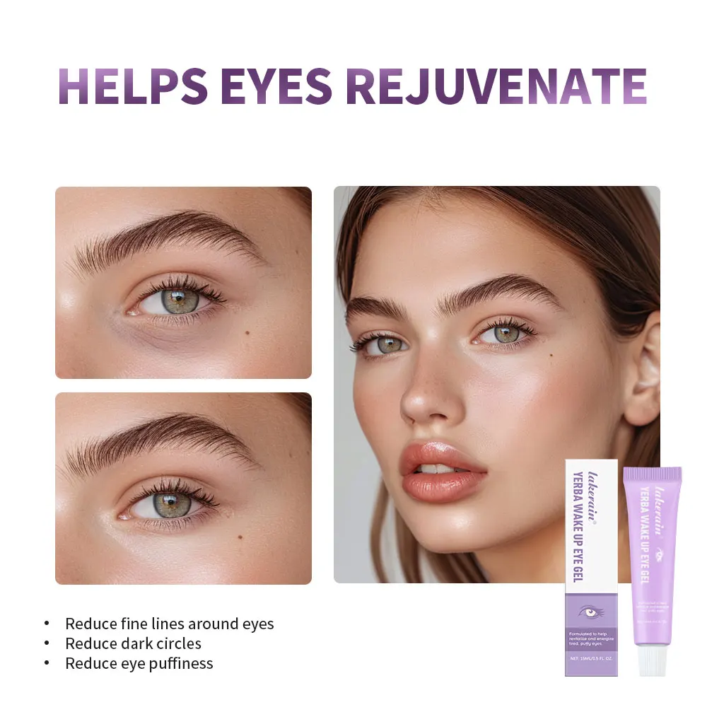 Гель для глаз Yerba Wake Up-Yerba Mate с гиалуроновой кислотой и кофеином минимизации