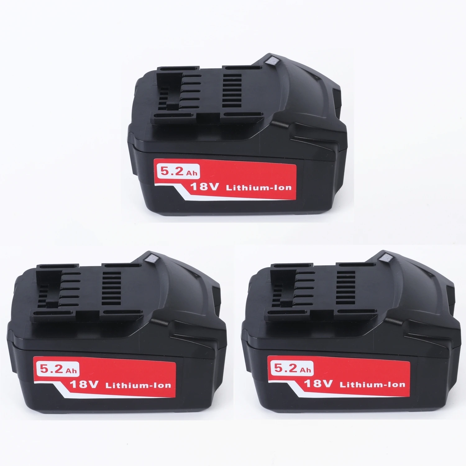 

3 Units 18V 5.2Ah Lithium-Ion Battery for Metabo 18V Cordless Power Tool Drills Drivers for 625592000 625591000