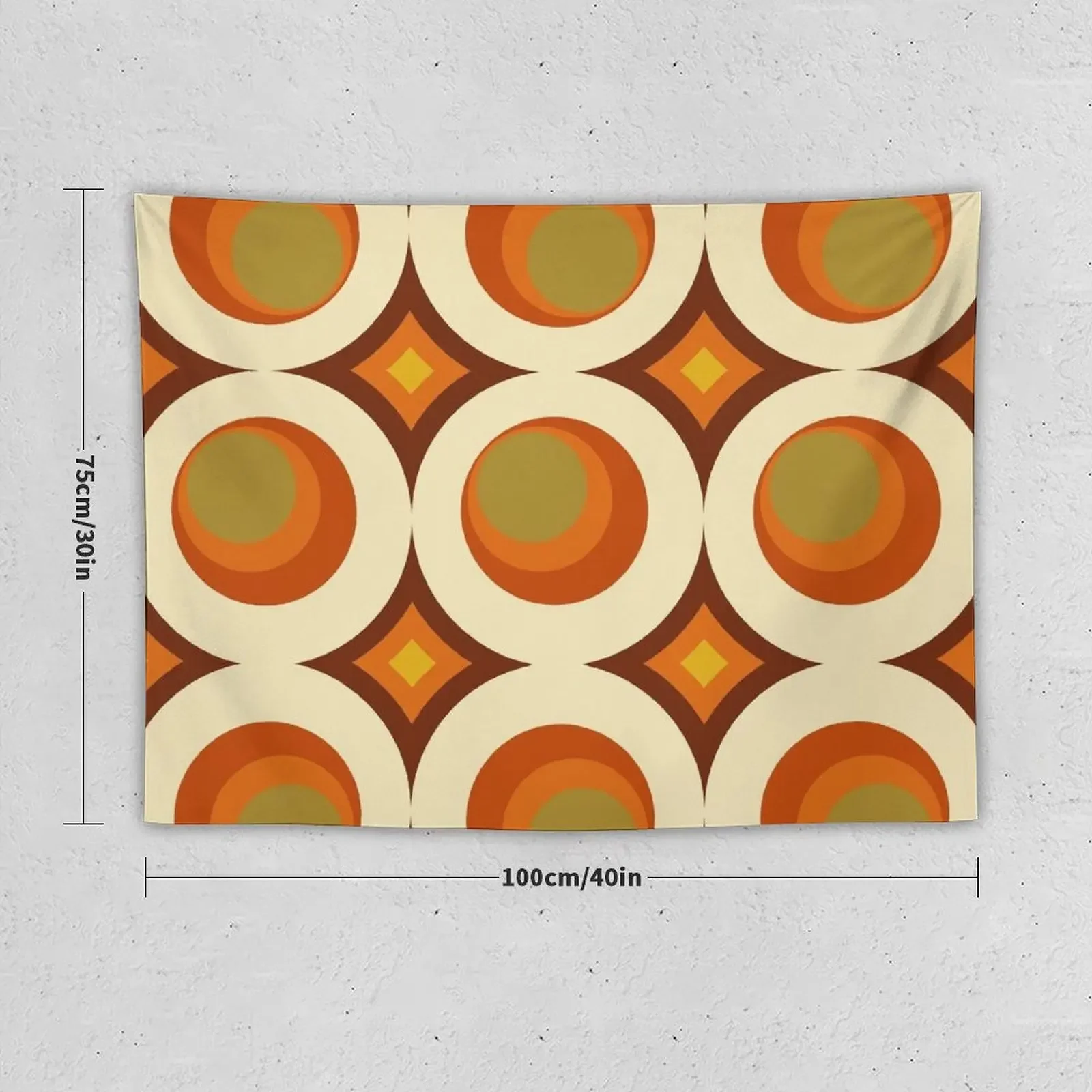 Современный гобелен среднего века 70-х обои домашний декор настенное искусство