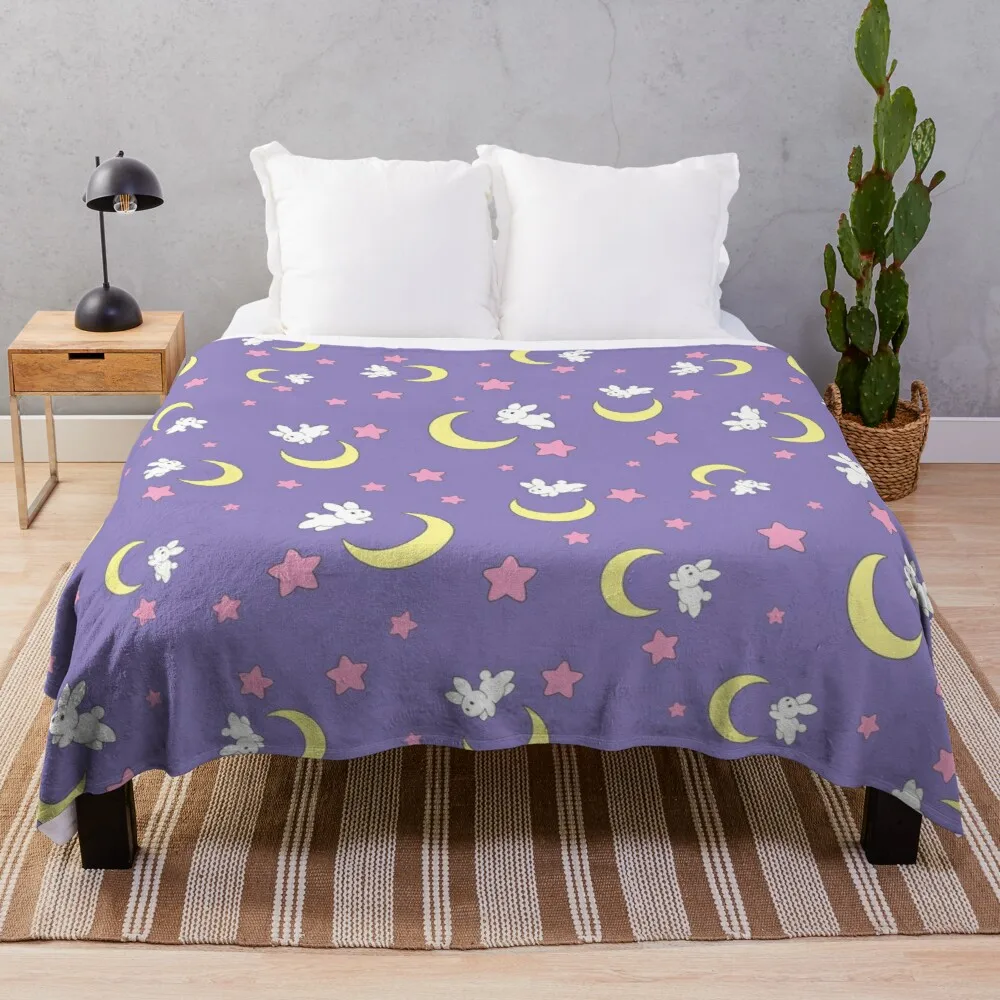 

Rabbit of the Moon Throw Blanket Blanket for sofa