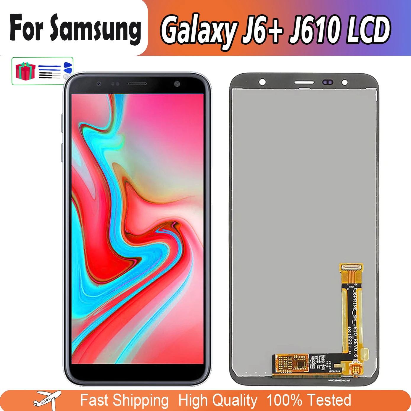 

6.0'' Original LCD For Samsung Galaxy J6+ J610FN J610F J610 LCD Display Touch Screen For Samsung J6 Plus Screen Replacement