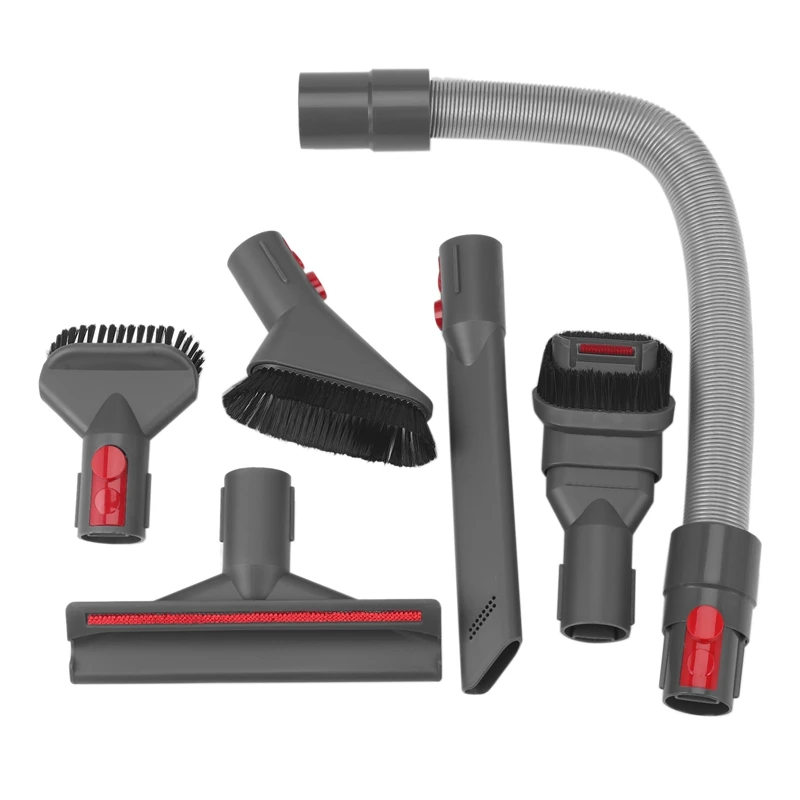

6-Pcs Attachment Kit Brush Tool For Dyson V7 V8 V10 For Dyson Vacuum Cleaner Mattress Tool Crevice Tool Nozzle Dyson Parts(1)