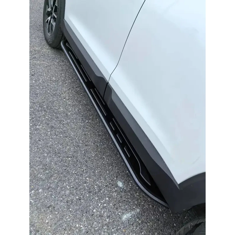 Фото Алюминиевые противоскользящие подножки XM Black (2 шт.) для Chery Omoda C9 Omoda 9 SHS 2025 SUV №4