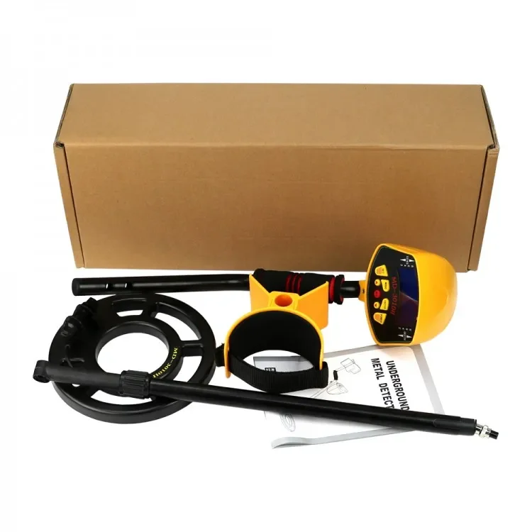 Желтый Высокочувствительный ЖК-дисплей MD3010II подземный металлоискатель